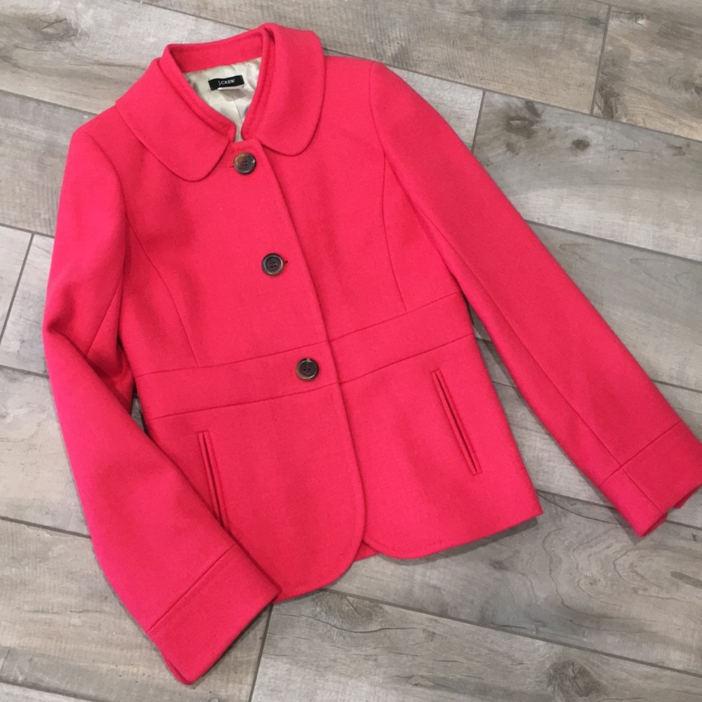 J. Crew salmon coat